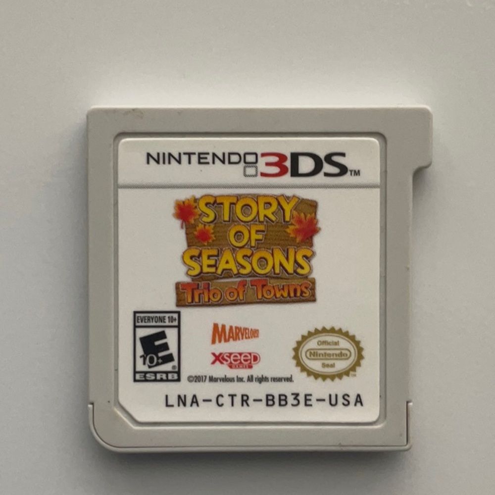 Nintendo 3DS Story of Seasons: Trio of Towns Game Cartridge